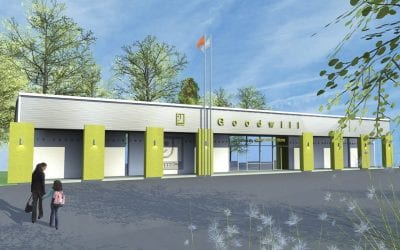 Goodwill industries renovation illustration