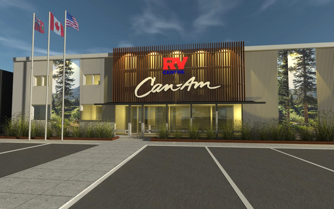 Can-AM RV centre renovation illustration